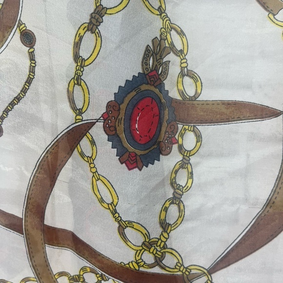 ISA & STEF Polyester 39x39 Scarf - Picture 2 of 5